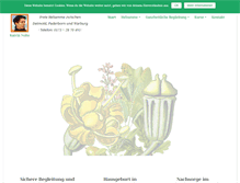 Tablet Screenshot of freie-hebamme.net